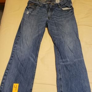 Mens Ariat Low Rise Boot Cut Jeans
